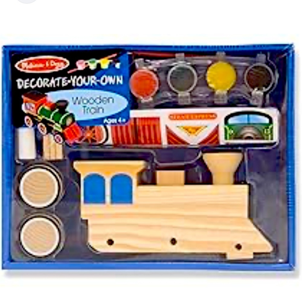 NWT MELISSA & DOUG Decorate-Your-Own Train